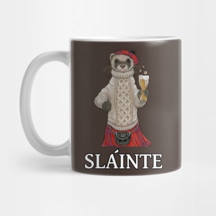 Scottish Drinking Toast - Slainte - Ferret Mug